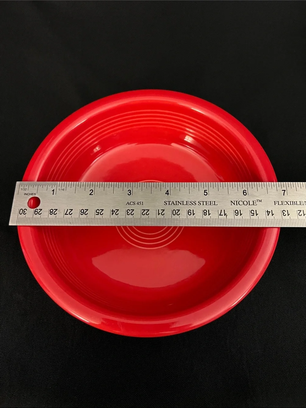 Fiesta Bright Red Ceramic Cereal Bowls - Set of 2